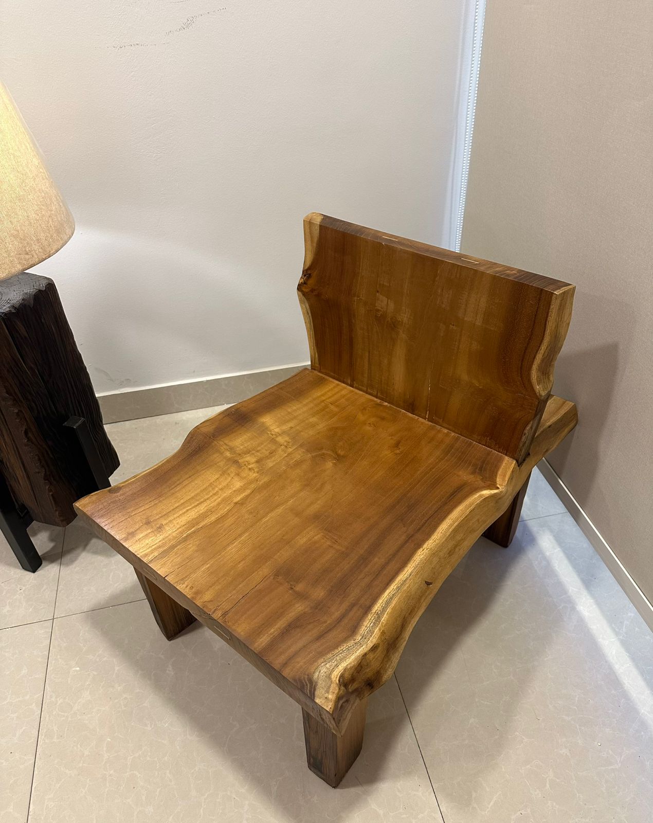 Titan Live Edge Throne